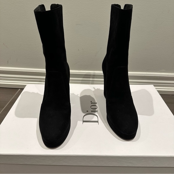 NEW Authentic Dior suede ankle boots with platform EUR 36/US 6 - Picture 2 of 8